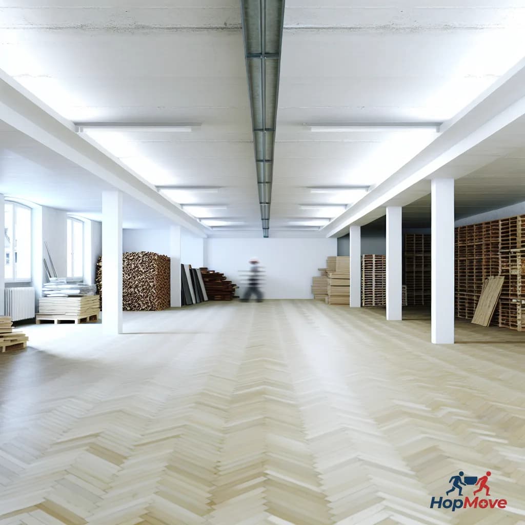 Professional team conducting office clearance and IT equipment disposal in Eaux-Vives, Switzerland.