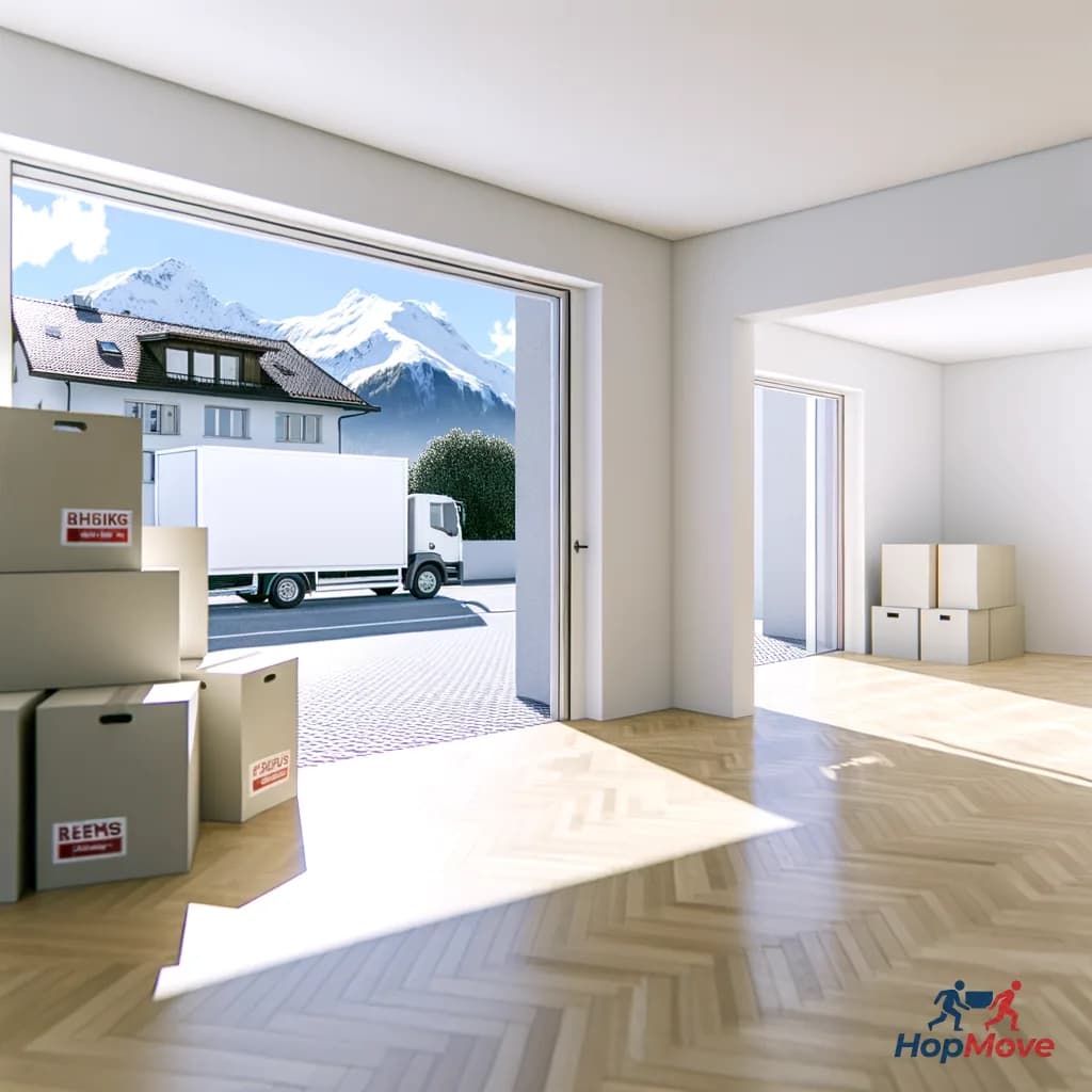 Chandelier removal and packing services in Gland, Switzerland