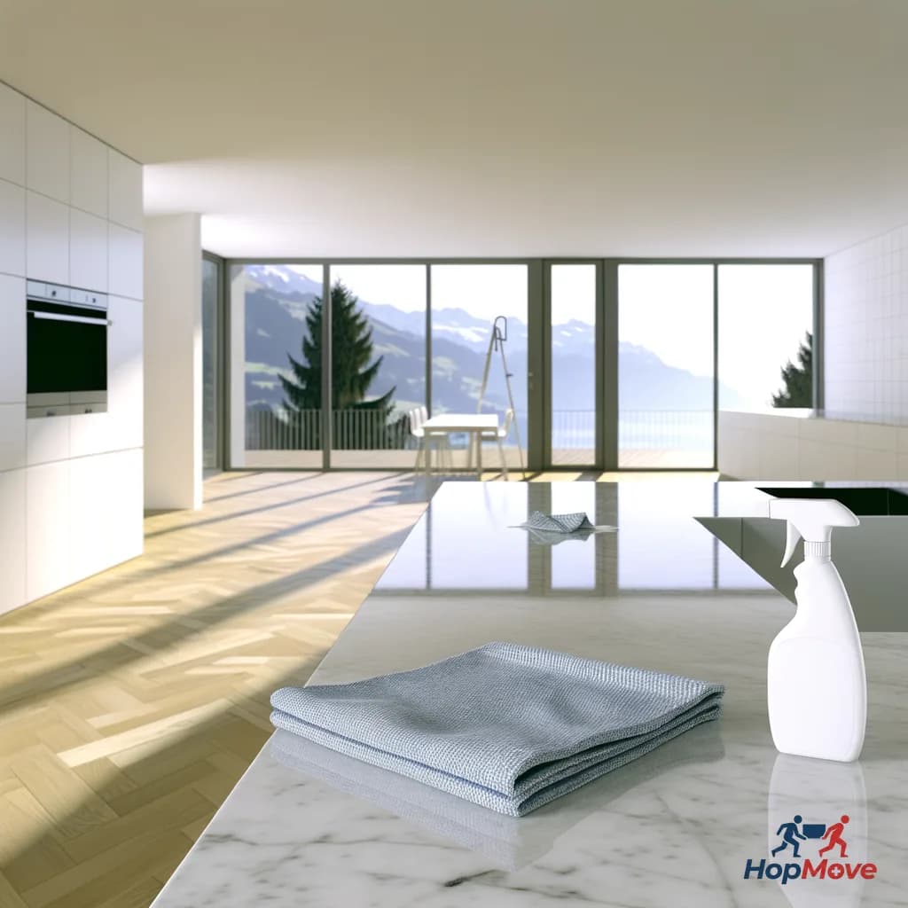 Professional cleaning service in Switzerland for remise de bail.